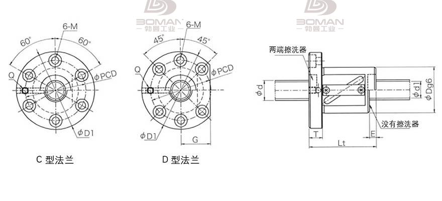 KURODA GR5012FS-DALR 日本黑田丝杆和THK丝杆