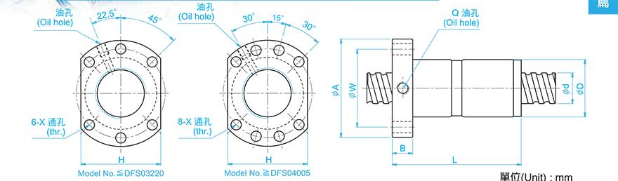 TBI DFS02505-3.8 tbi丝杆组件