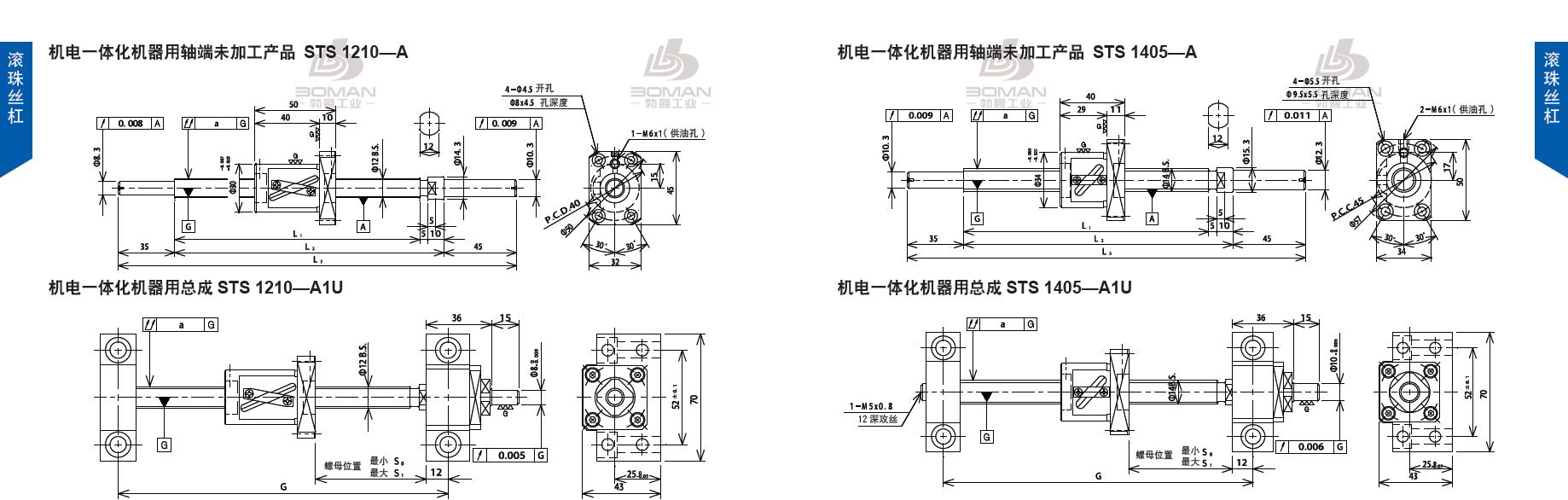 TSUBAKI STS1210-480C5-A1U tsubaki丝杆是哪里产的